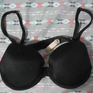 black pushup bra